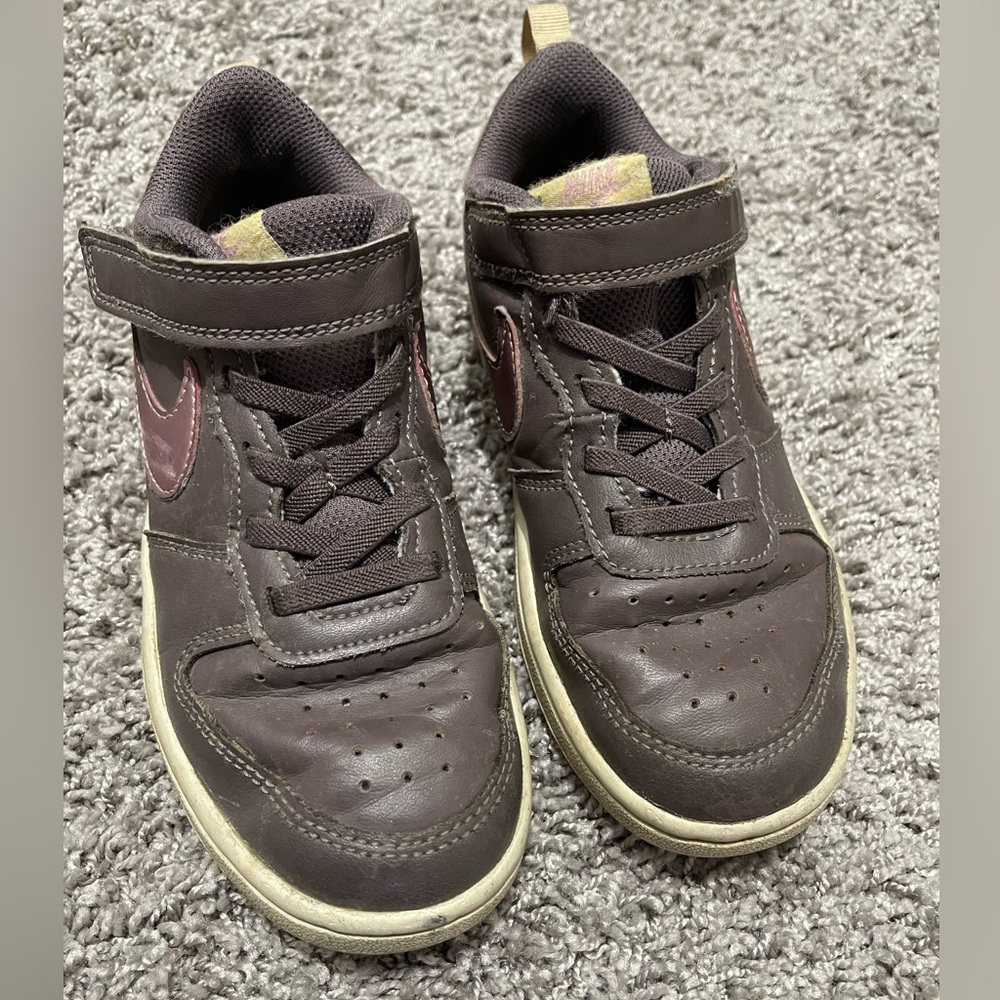 Nike Kids leather Brown Sneakers